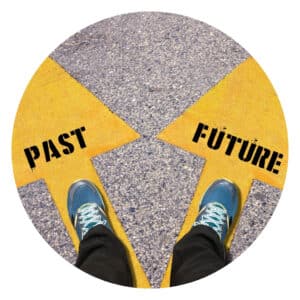 être présent Se disperser entre passé et futur